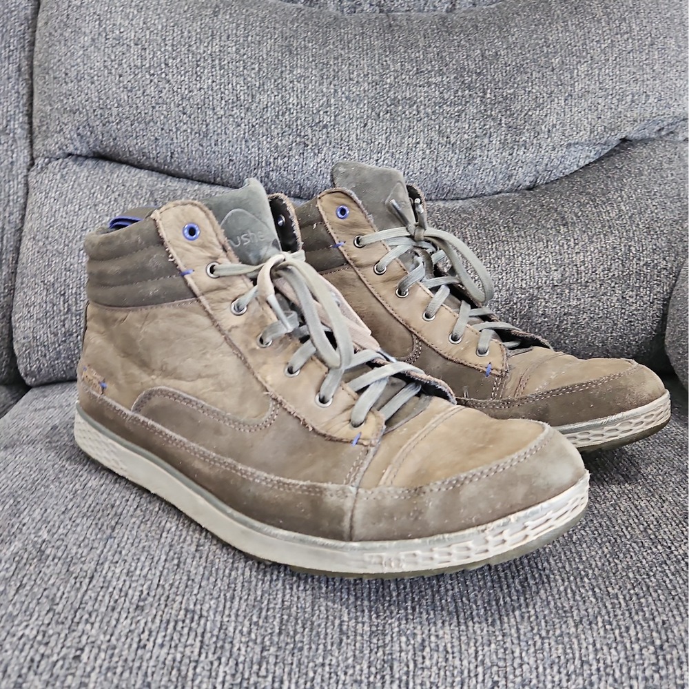 Cushe Burnside Men's Dark Grey Suede Sneakers US Size 11 High Tops